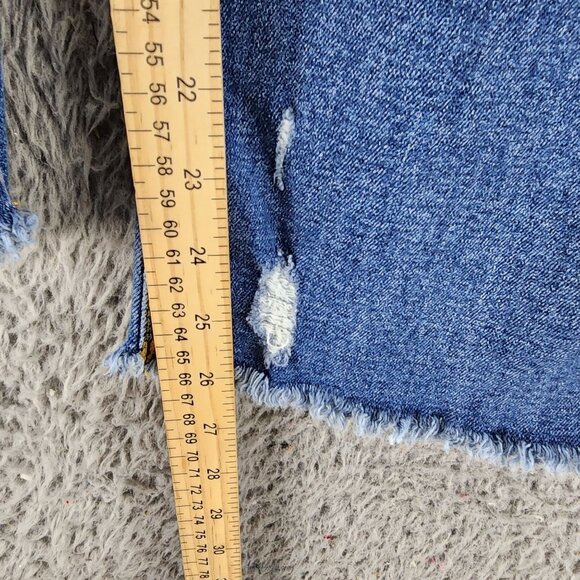 Hudson Jeans Womens 32 Blue Nico Stretch Mid Rise Crop *Read* - Picture 7 of 13